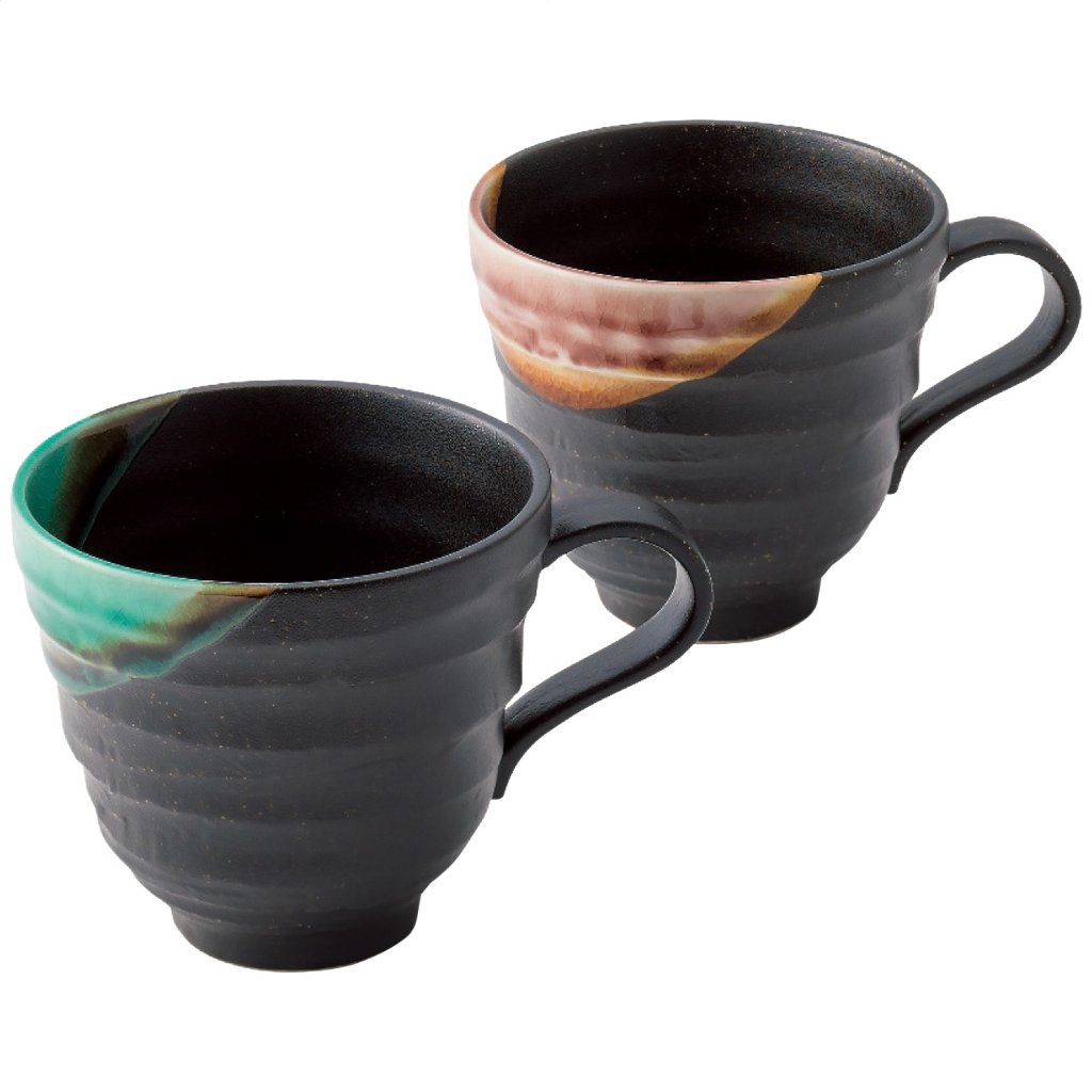 マグカップ ペア 釉彩の画像