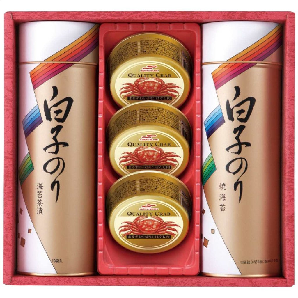 のり・お茶漬け・かに缶詰合せ SN-400 白子のりの画像