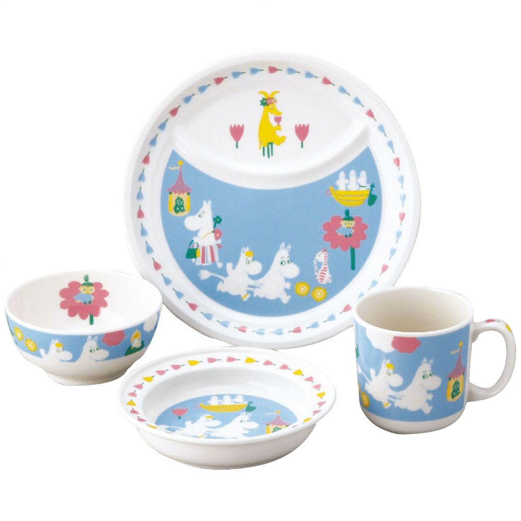 お子様食器 4ピースセット ムーミンの画像