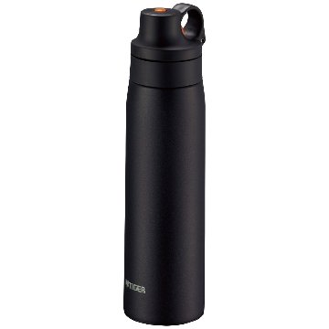 ストロー付 真空断熱ボトル 500ml マットブラック 保冷専用 水筒 タイガー魔法瓶の画像