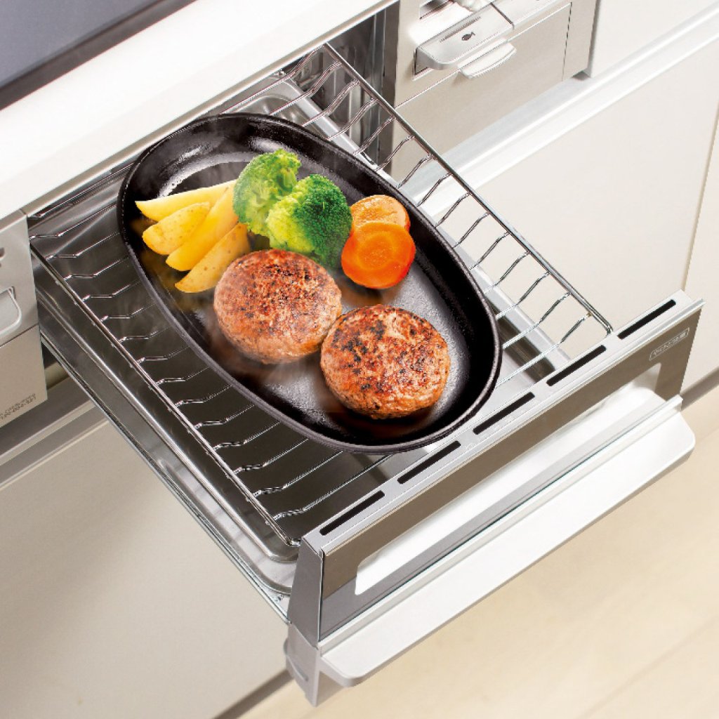 鉄鋳物 小判ステーキプレート 2枚セット 電磁調理器対応の画像