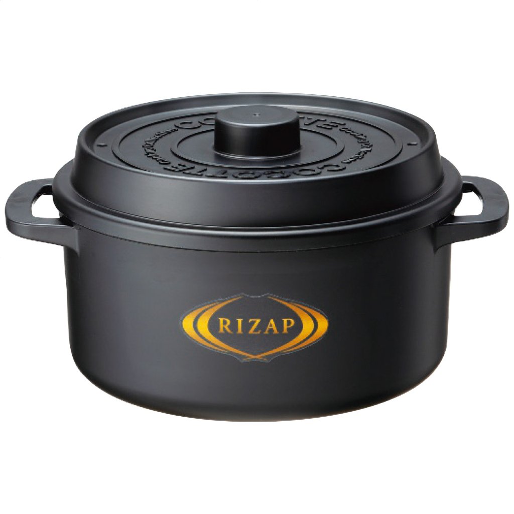 ココット風 電子レンジ用鍋 ライザップのレシピ付き RIZAPの画像