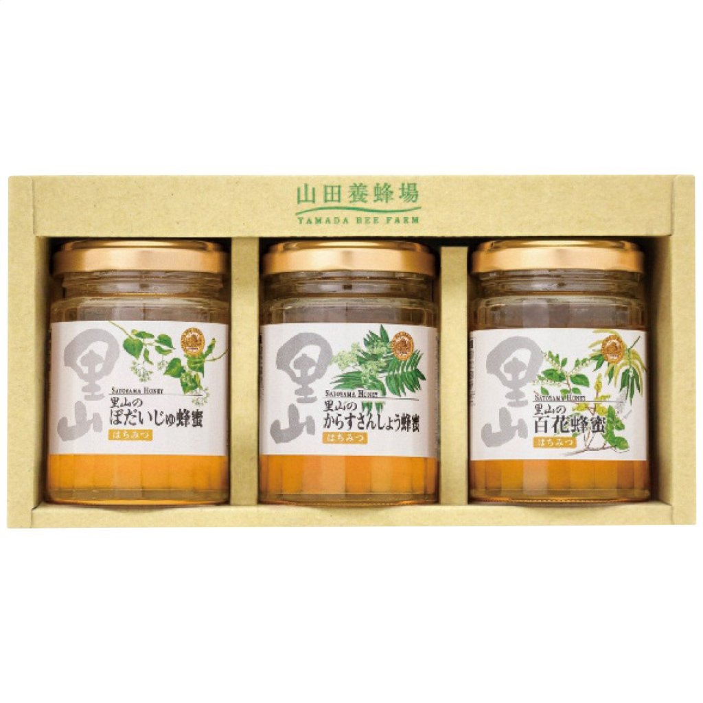 国産蜂蜜3本セット S3-BHK 山田養蜂場の画像