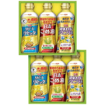 こめ油＆ヘルシーオイルギフト BPH-30W 日清オイリオの画像