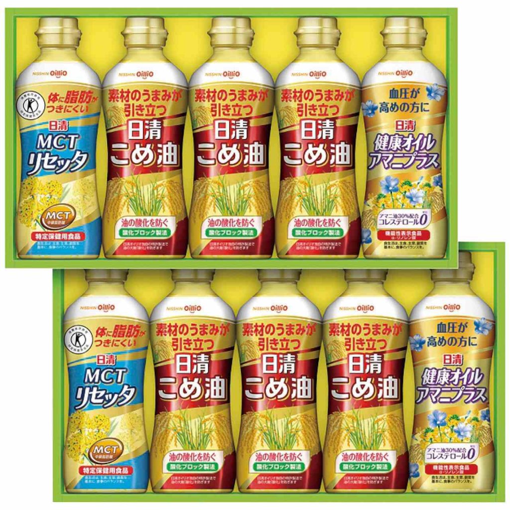 こめ油＆ヘルシーオイルギフト BPH-50W 日清オイリオの画像