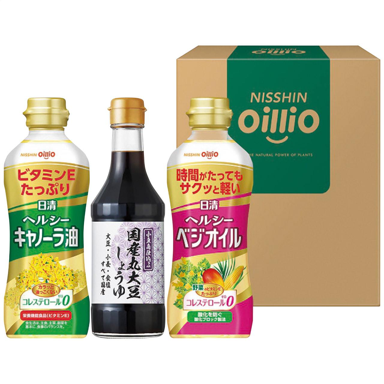 日清ヘルシーオイル＆国産丸大豆醤油ギフト TOS-15A 日清オイリオの画像