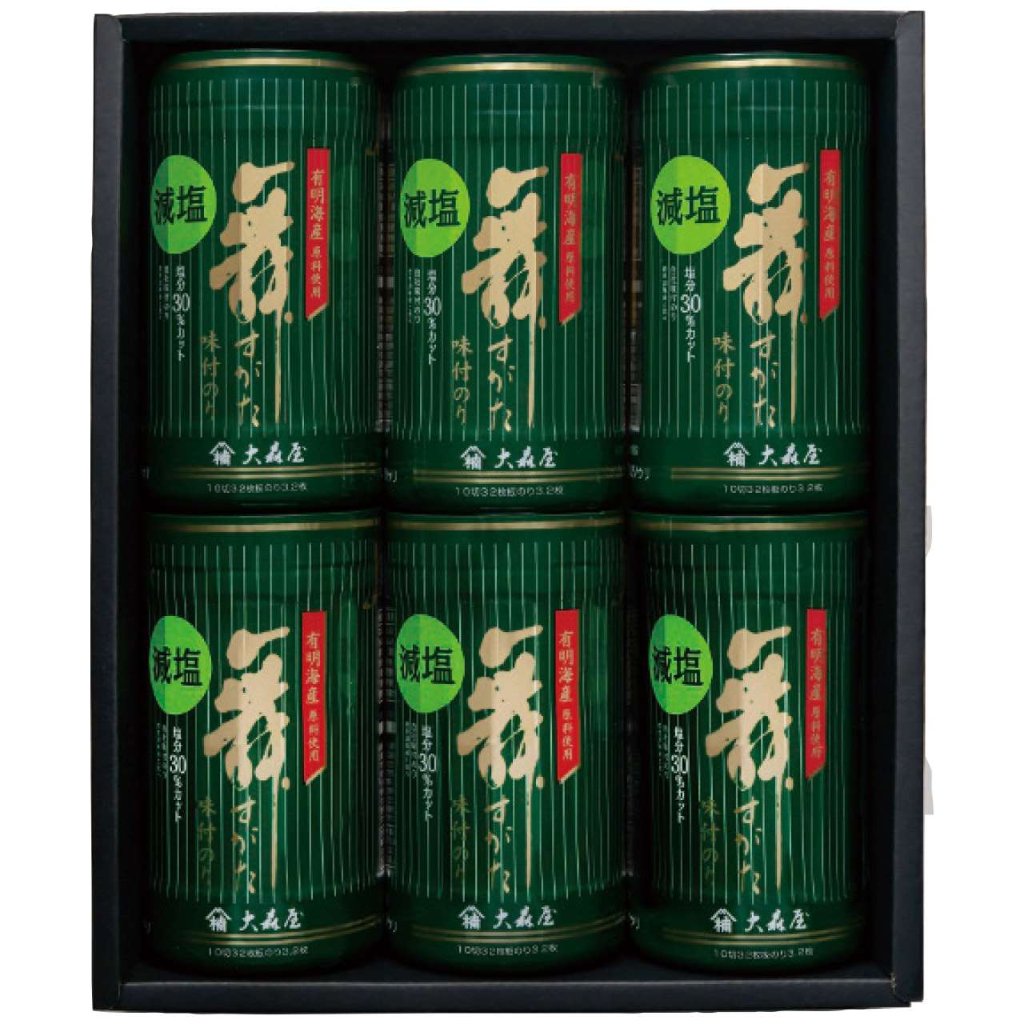 減塩舞すがた味のり卓上詰合せ GA-30G 大森屋の画像