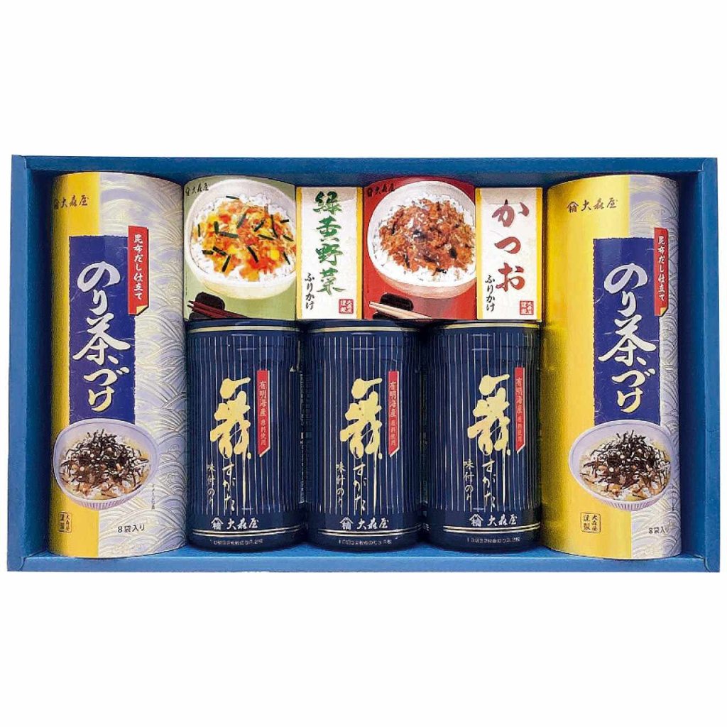 卓上のり・お茶漬・ふりかけ詰合せ NTF-30G 大森屋の画像