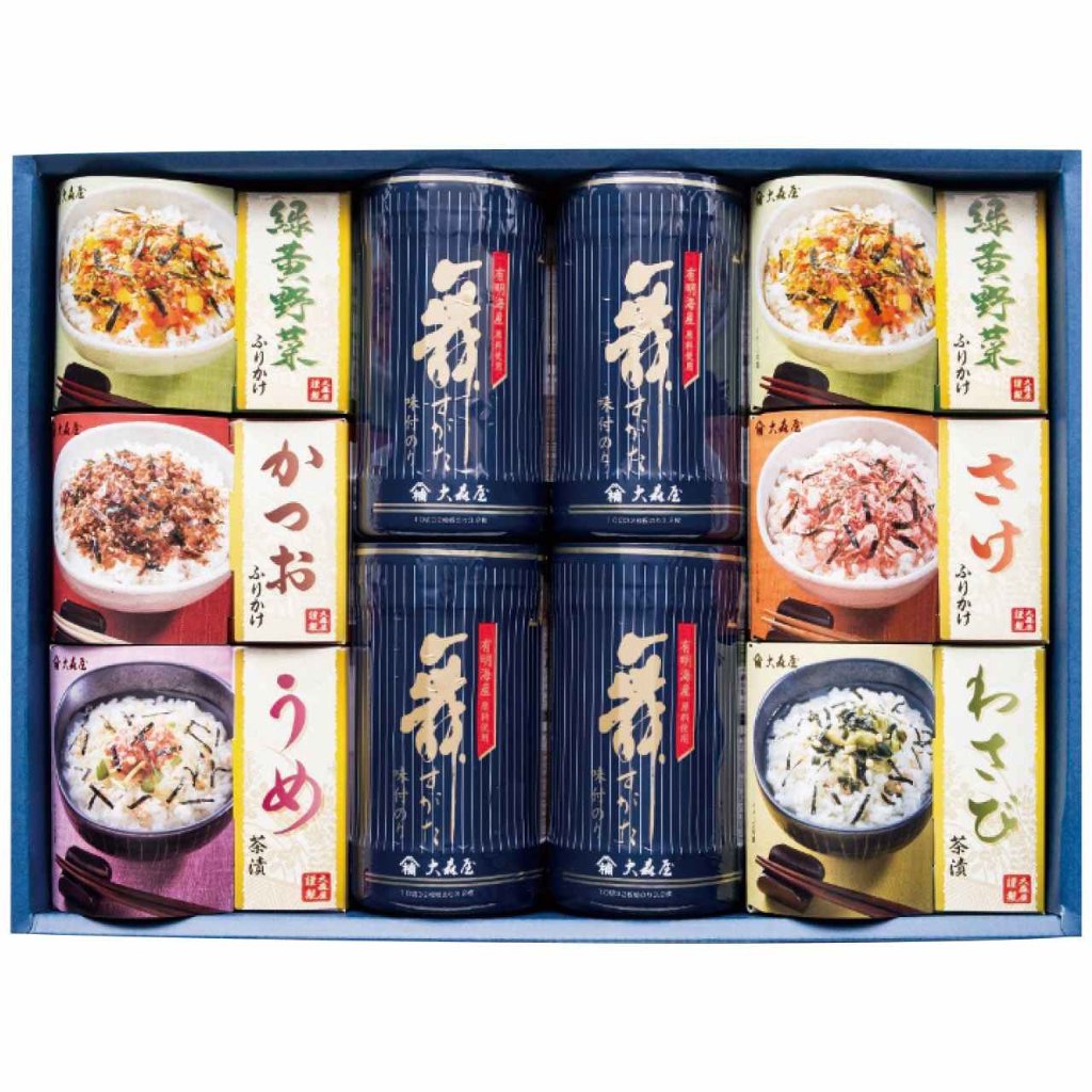卓上のり・お茶漬・ふりかけ詰合せ NTF-40G 大森屋の画像