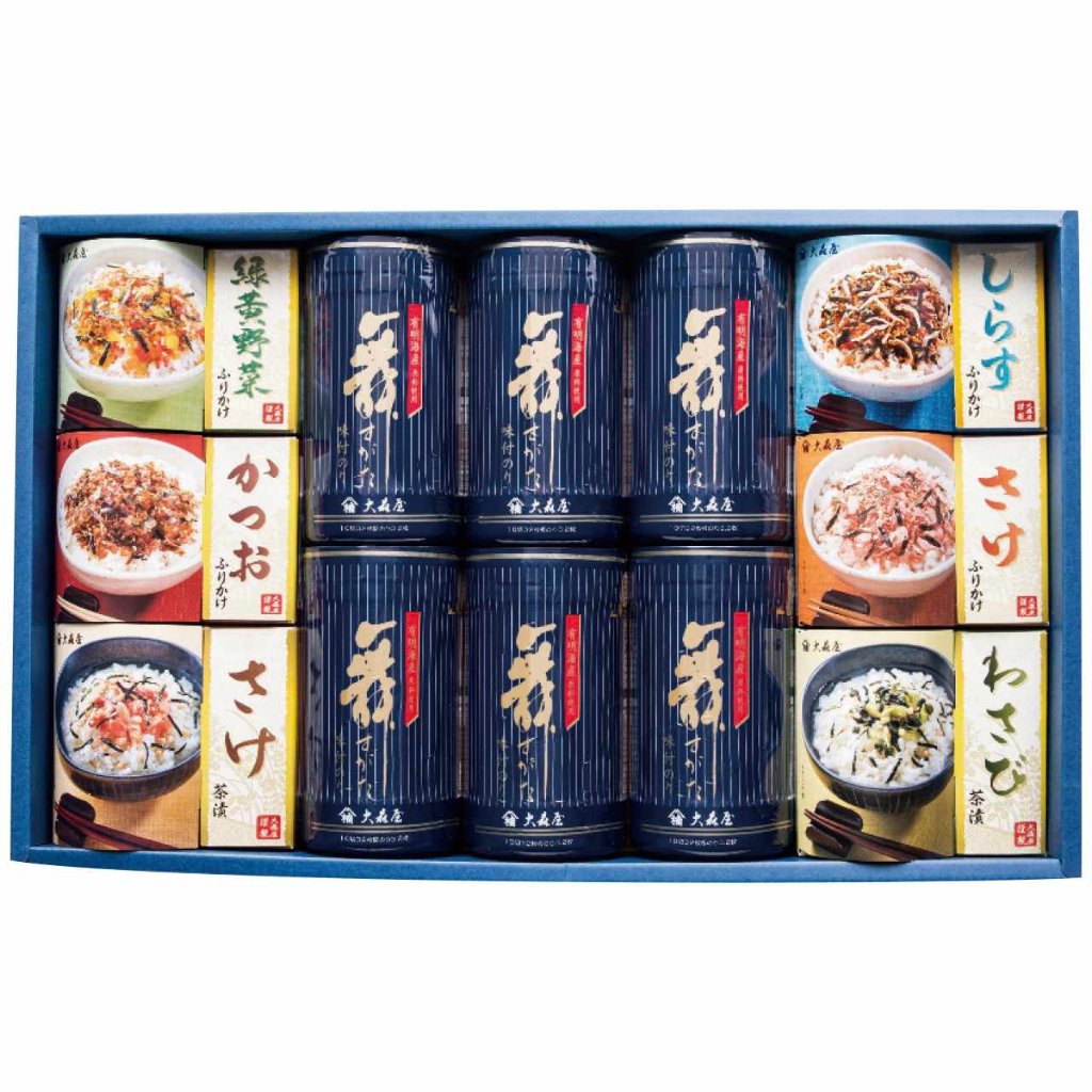 卓上のり・お茶漬・ふりかけ詰合せ NTF-50G 大森屋の画像