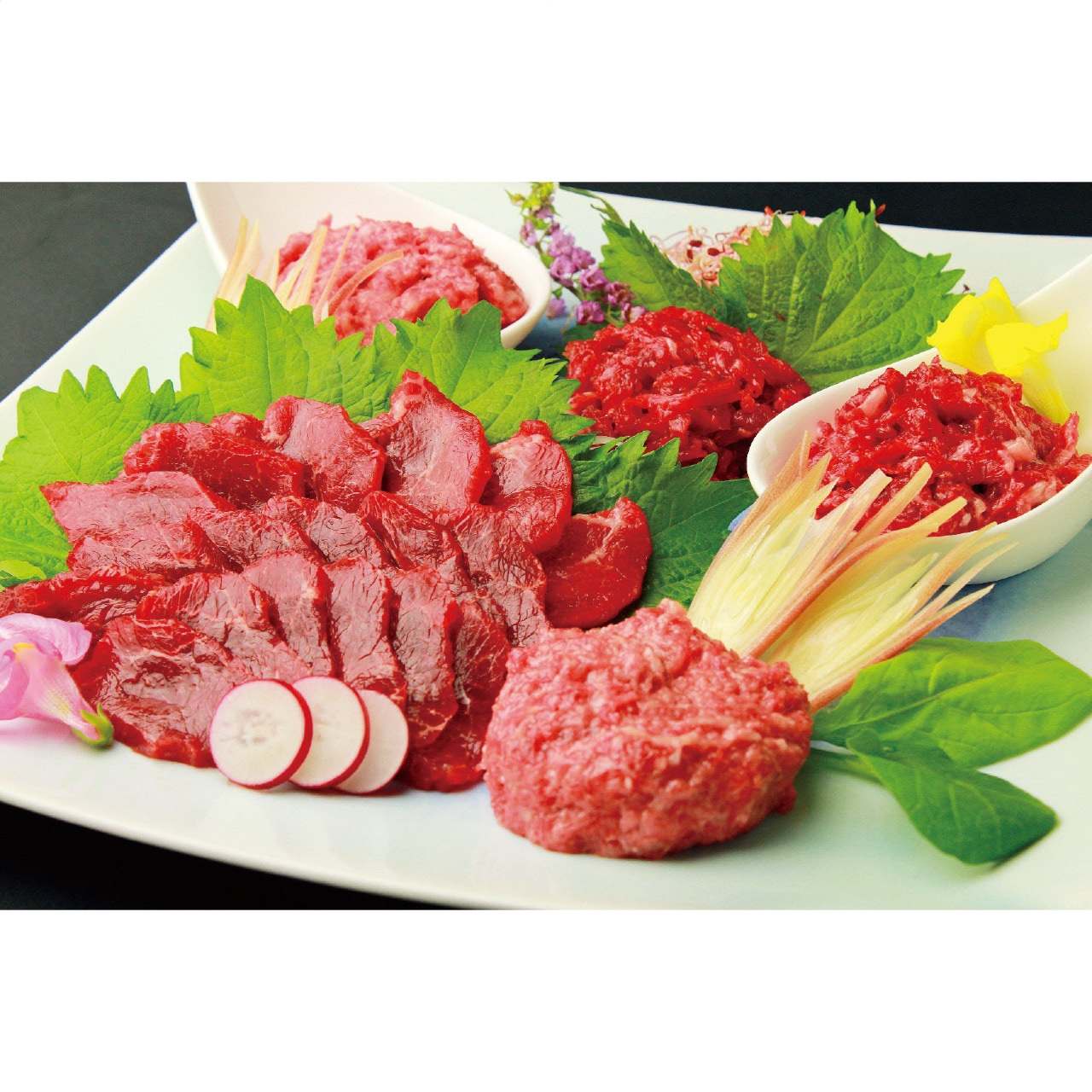 鮮馬刺しバラエティー3種セット 鮮馬刺しの画像