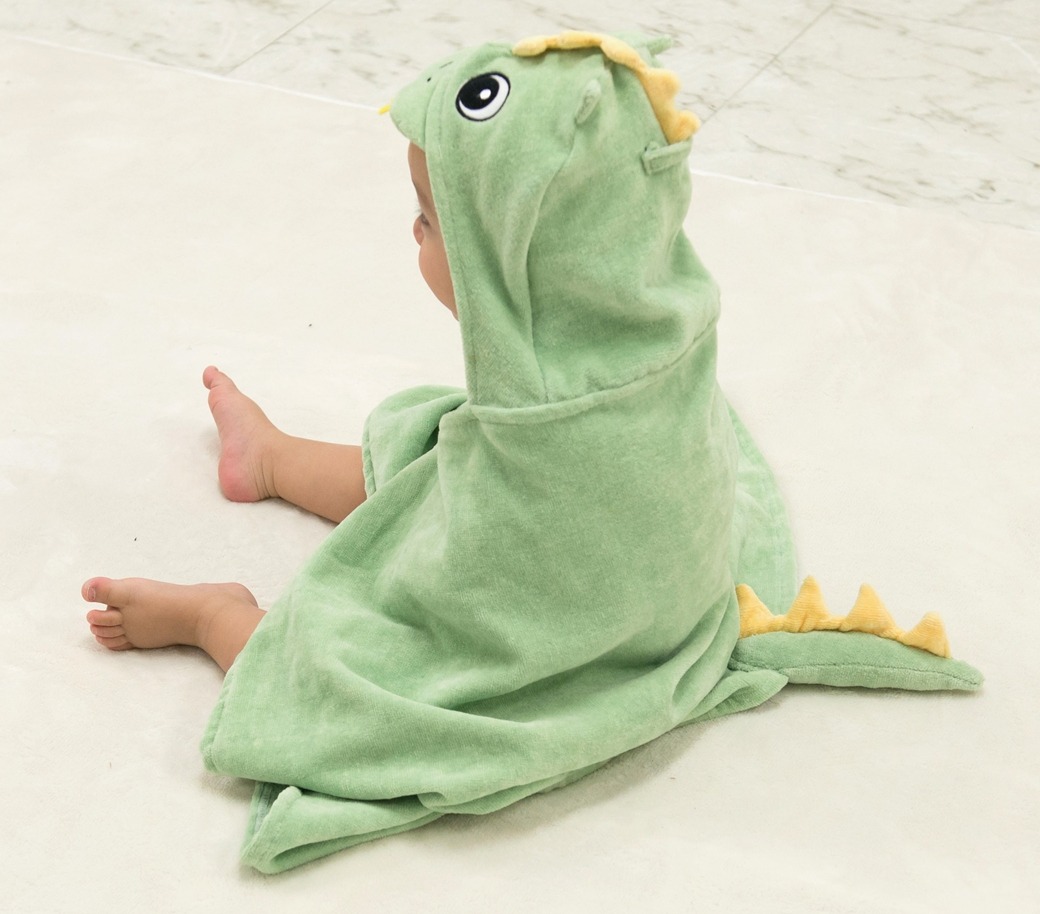 フード付バスタオル ザウルス ディーゴの画像