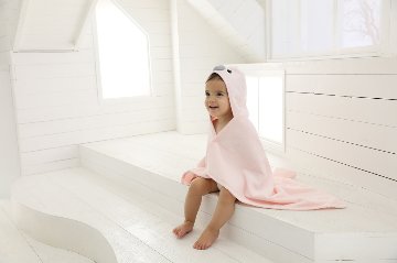 フード付バスタオル アザラシ ディーゴの画像