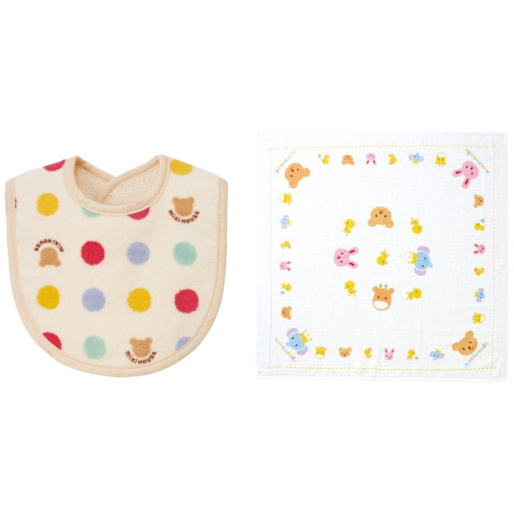 スタイ・バスタオルセット ミキハウスベビーの画像