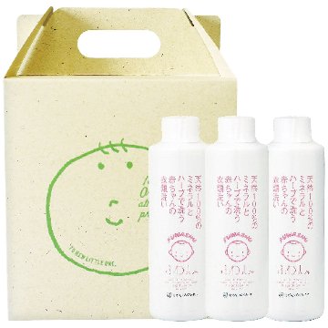 赤ちゃん用洗濯洗剤 ふわっしゅプチGIFT SET F しぜんのめぐみすいの画像