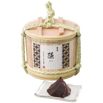 出産内祝 専用 名入れ 三年蔵 赤味噌500g 七宝つなぎ 石井味噌の画像