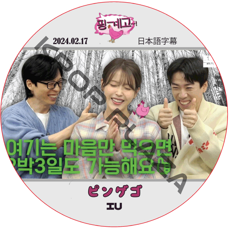 ピンゲゴ (2024.02.17) 日本語字幕 / [出演者 : IU] アイユ [K-POP DVD]の画像