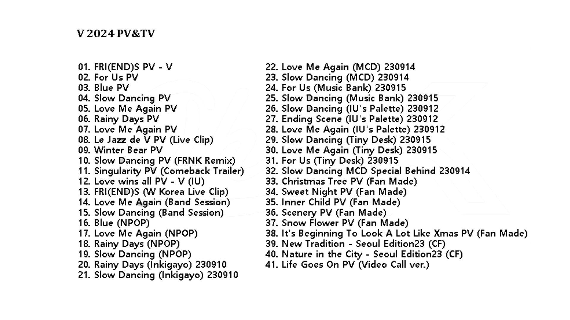 BTS V PV & TV COLLECTION  (FRI(END)S) / 防弾少年団 バンタン テヒョン, テテ BTS DVD [K-POP DVD] 画像