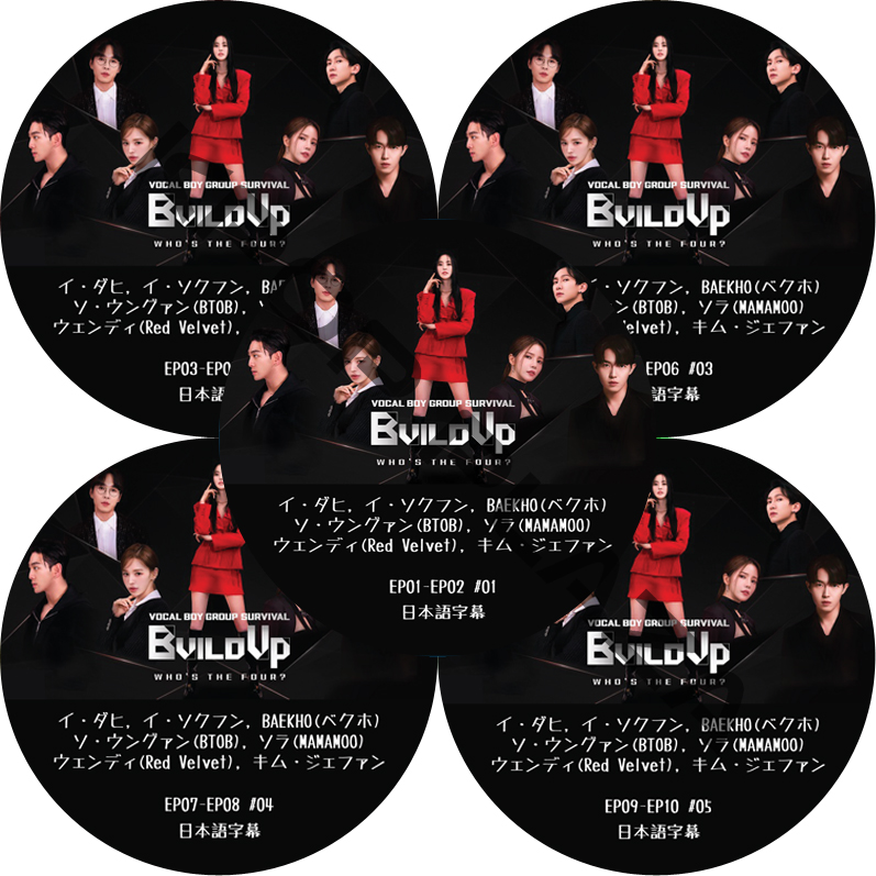 Build Up VOCAL BOY GROUP SURVIVAL (EP01-EP10 完結 #5枚セット) 日本語字幕/ [K-POP DVD]の画像