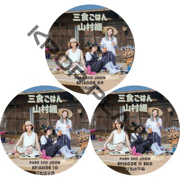 パクソジュン 三食ごはん 山村編 出演編 (EP09-EP11 #3枚セット) 日本語字幕 / PARK SEO JOON [K-POP DVD]の画像