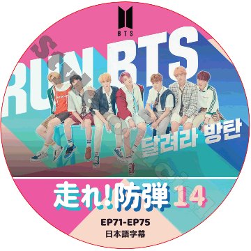 BTS 走れ防弾 14 (EP71-75) 日本語字幕 / 防弾少年団 バンタン 走れバンタン [K-POP DVD]の画像