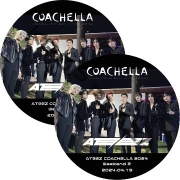 ATEEZ COACHELLA 2024 Weekend1-2 (24.04.12-24.04.19 #2枚セット) / ATEEZ DVD [K-POP DVD]の画像