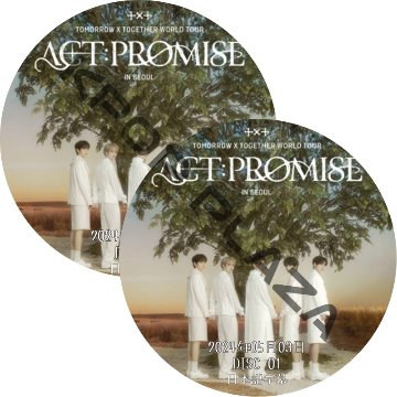 TOMORROW X TOGETHER WORLD TOUR [ACT : PROMISE] IN SEOUL (2024.05.03 #2枚セット) 日本語字幕 / TXT DVDの画像