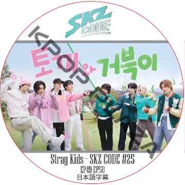 STRAY KIDS SKZ CODE #25 (EP49-EP50) 日本語字幕 / ストレイキッズ [K-POP DVD]の画像