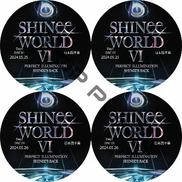 SHINee WORLD VI [PERFECT ILLUMINATION : SHINee’S BACK] IN SEOUL (24.05.25-24.05.26 #4枚セット) 日本語字幕の画像