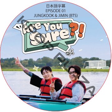 BTS Jungkook & Jimin Are You Sure (EPISODE 01) 日本語字幕 / 防弾少年団 BTS ジョングク, ジミン [K-POP DVD]の画像