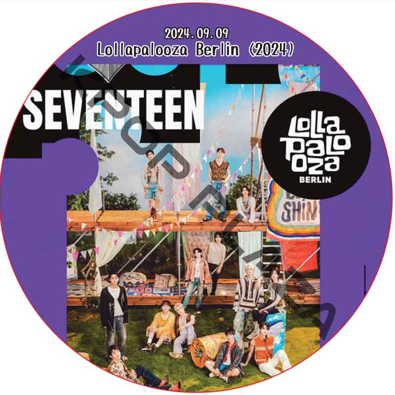 SEVENTEEN Live at Lollapalooza Berlin 2024 (2024.09.09) / セブチ SEVENTEEN DVD SVT [K-POP DVD]の画像