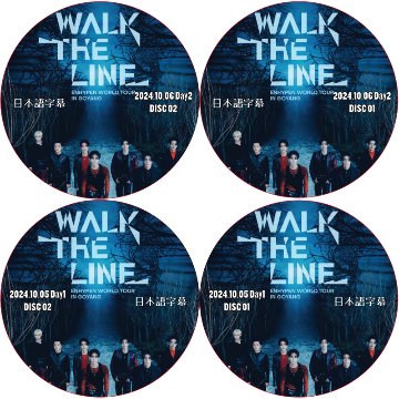 ENHYPEN WORLD TOUR 'WALK THE LINE' IN GOYANG Day1-2 (24.10.05-24.10.06 #4枚セット) 日本語字幕 / ENHYPEN DVDの画像