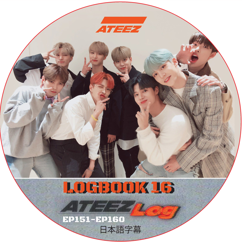 ATEEZ LOGBOOK16 (EP151-EP160) 日本語字幕 / ATEEZ [K-POP DVD]の画像