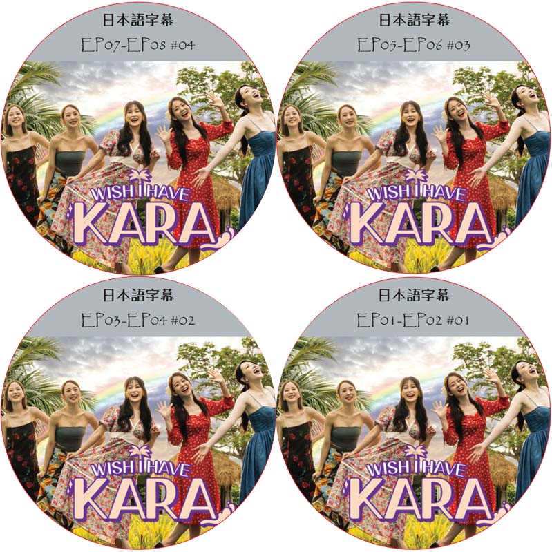 WISH I HAVE KARA (EP01-EP08 完結 #4枚セット) 日本語字幕 / カラ KARA DVD [K-POP DVD]の画像