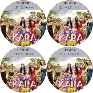 WISH I HAVE KARA (EP01-EP08 完結 #4枚セット) 日本語字幕 / カラ KARA DVD [K-POP DVD]の画像