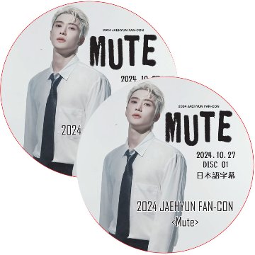 2024 JAEHYUN FAN-CON [Mute] (2024.10.27 #2枚セット) 日本語字幕 / ジェヒョン NCT DVDの画像