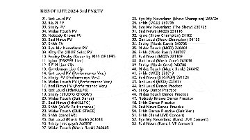 KISS OF LIFE PV & TV COLLCETION / キスオブライフ KISS OF LIFE DVD[K-POP DVD]の画像
