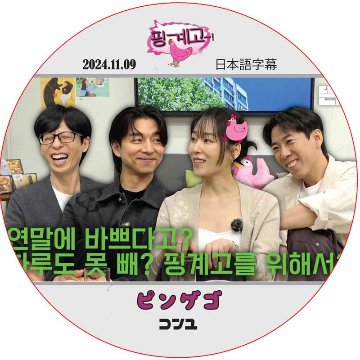 コンユ ピンゲゴ (2024.11.09) 日本語字幕 / GONG YOO [K-POP DVD]の画像
