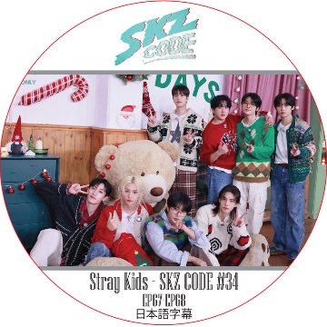 STRAY KIDS SKZ CODE #34 (EP67-EP68) 日本語字幕 / ストレイキッズ [K-POP DVD]の画像