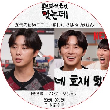 宣伝のためここにいるわけではありません (2024.09.24) 日本語字幕 / [出演者 : パク・ソジュン 他] Park Seo Jun [K-POP DVD]の画像