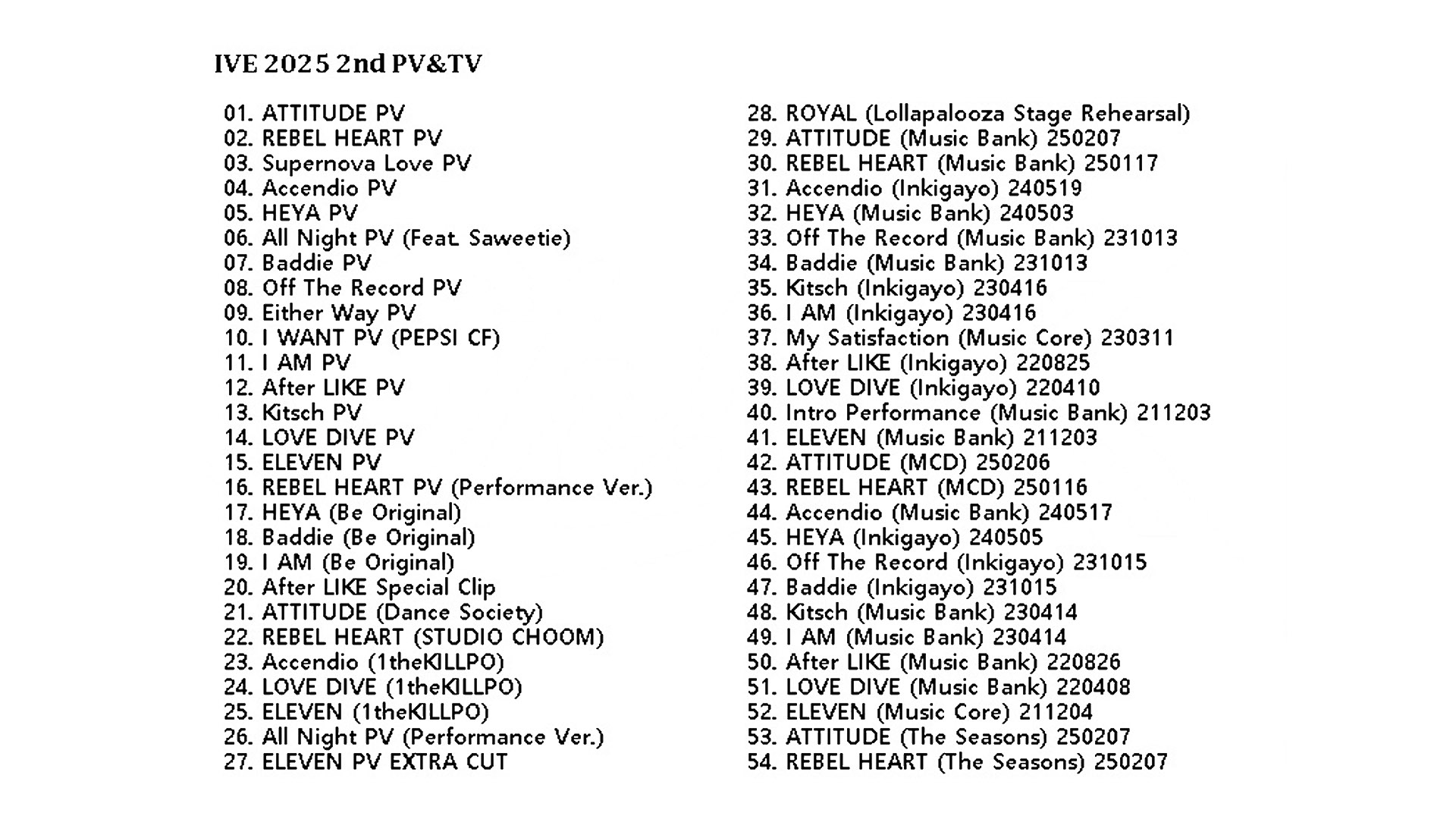 IVE PV & TV COLLECTION (EMPATHY) / アイブ ive dvd [K-POP DVD]の画像