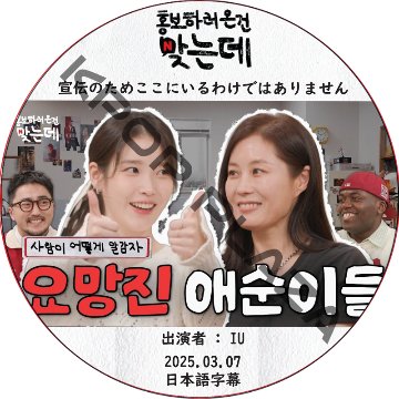 宣伝のためここにいるわけではありません (2025.03.07) 日本語字幕 / [出演者 : IU 他] アイユ [K-POP DVD]の画像