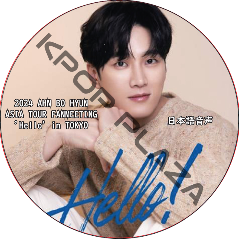 2024 AHN BO HYUN ASIA TOUR FANMEETING [Hello] in TOKYO (2024.05.11) 日本語音声 / AHN BO HYUN [K-POP DVD]の画像