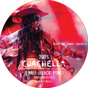 BLACKPINK JENNIE 2025 COACHELLA (25.04.13) 日本語字幕なし / ブラックピンクBLACKPINK DVD ジェニー [K-POP DVD]の画像
