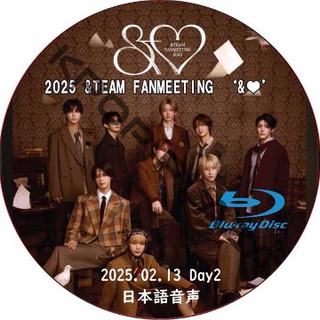 [Blu-ray] 2025 &TEAM FANMEETING [&♥] Day2 (2025.02.13) 日本語音声 / エンチーム [K-POP DVD]の画像