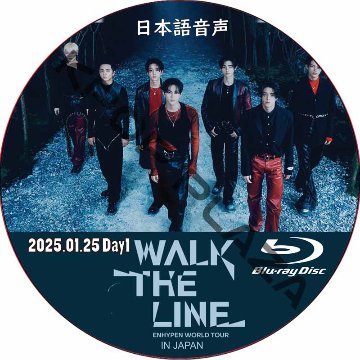[Blu-ray] ENHYPEN WORLD TOUR 'WALK THE LINE' IN JAPAN Day1 (2025.01.25) 日本語音声 / エンハイプン [K-POP DVD]の画像