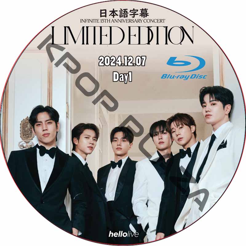 [Blu-ray] INFINITE 15TH ANNIVERSARY CONCERT LIMITED EDITION IN SEOUL Day1 (2024.12.07) 日本語字幕の画像