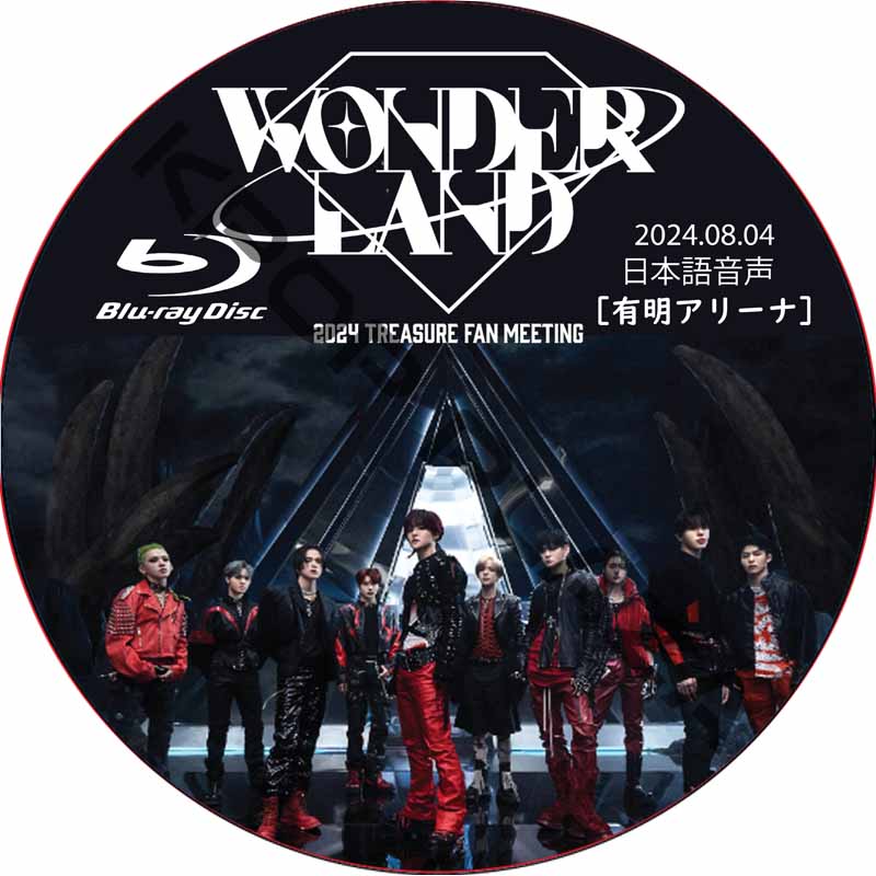 [Blu-ray] 2024 TREASURE FAN MEETING [WONDERLAND] IN JAPAN (2024.08.04) 日本語音声 / トレジャー [K-POP DVD]の画像