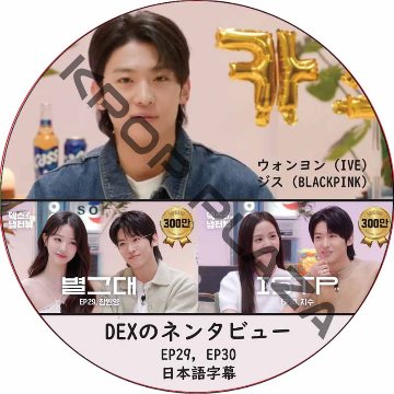 DEXのネンタビュー (EP29, EP30) 日本語字幕 / [出演者 : ウォンヨン (IVE), ジス (BLACKPINK)] IVE DVD BLACKPINK DVDの画像