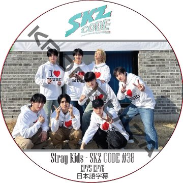 STRAY KIDS SKZ CODE #38 (EP75-EP76) 日本語字幕 / ストレイキッズ [K-POP DVD]の画像